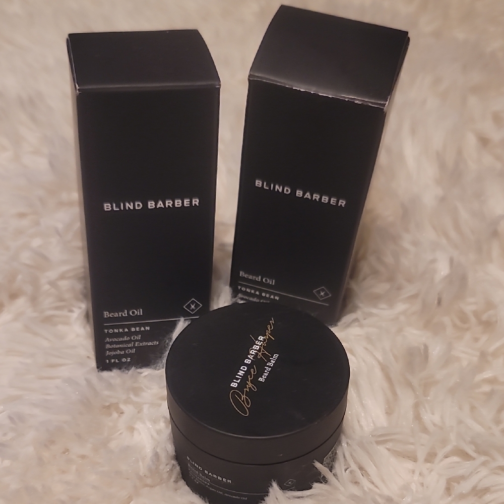 Beard Oil and Balm Set - Black